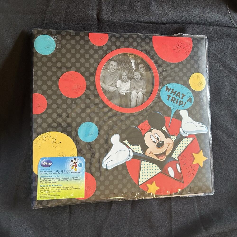Disney What A Trip Scrapbook 10 Page 2015 Mickey Mouse Family Vacation Memories